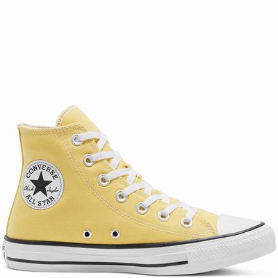 Férfi Converse Seasonal Colour Chuck Taylor All Star Magasszárú Cipő CO8614329 Sárga